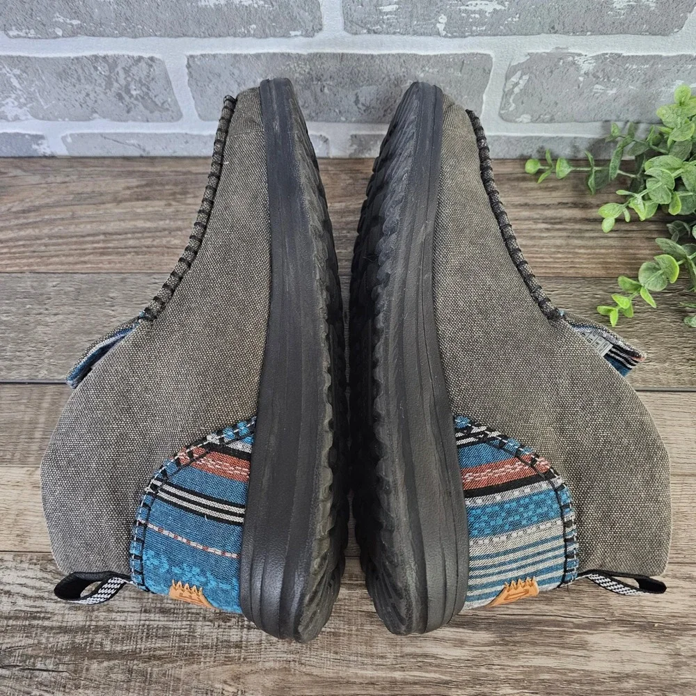 HEYDUDE Denny Crafted Women's Aztec Ankle Booties Size 12 40209-060